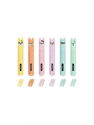 LEGAMI | Set mit 6 Mini-Textmarkern TEDDY'S STYLE | 